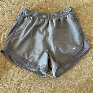 Dark grey Nike running shorts